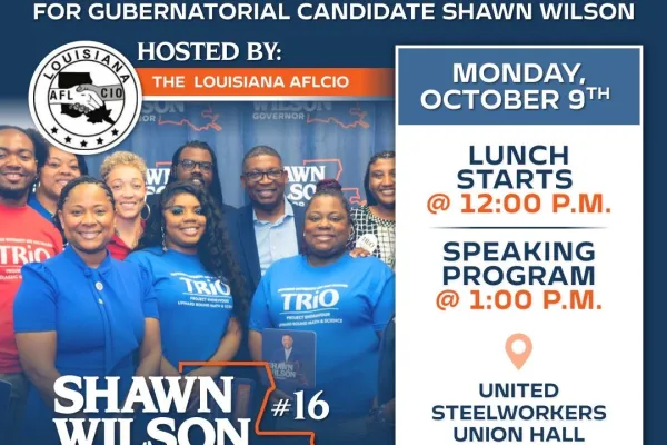 Shawn Wilson GOTV Rally Flier